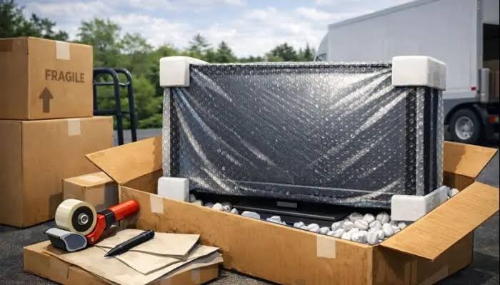 How to wrap a tv for moving